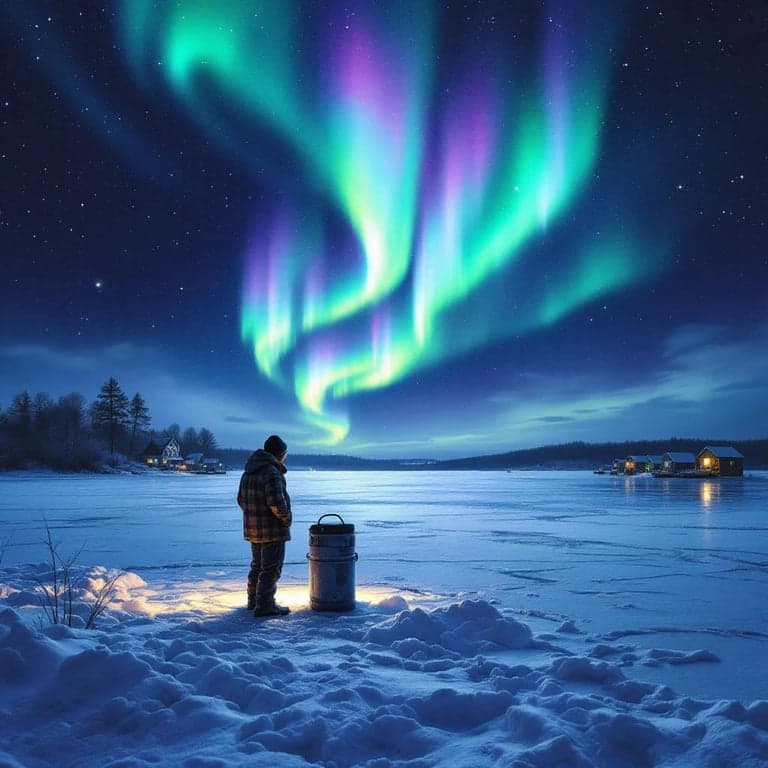 Majestic twilight realm of mystic mountains, shimmering waterfalls, and ethereal light.